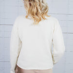 Constance Cream Scallop Edge Cardigan