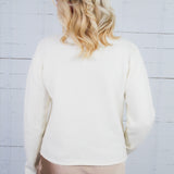 Constance Cream Scallop Edge Cardigan