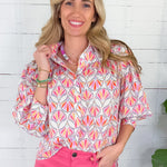 Constance Pink Multi Top PINCH