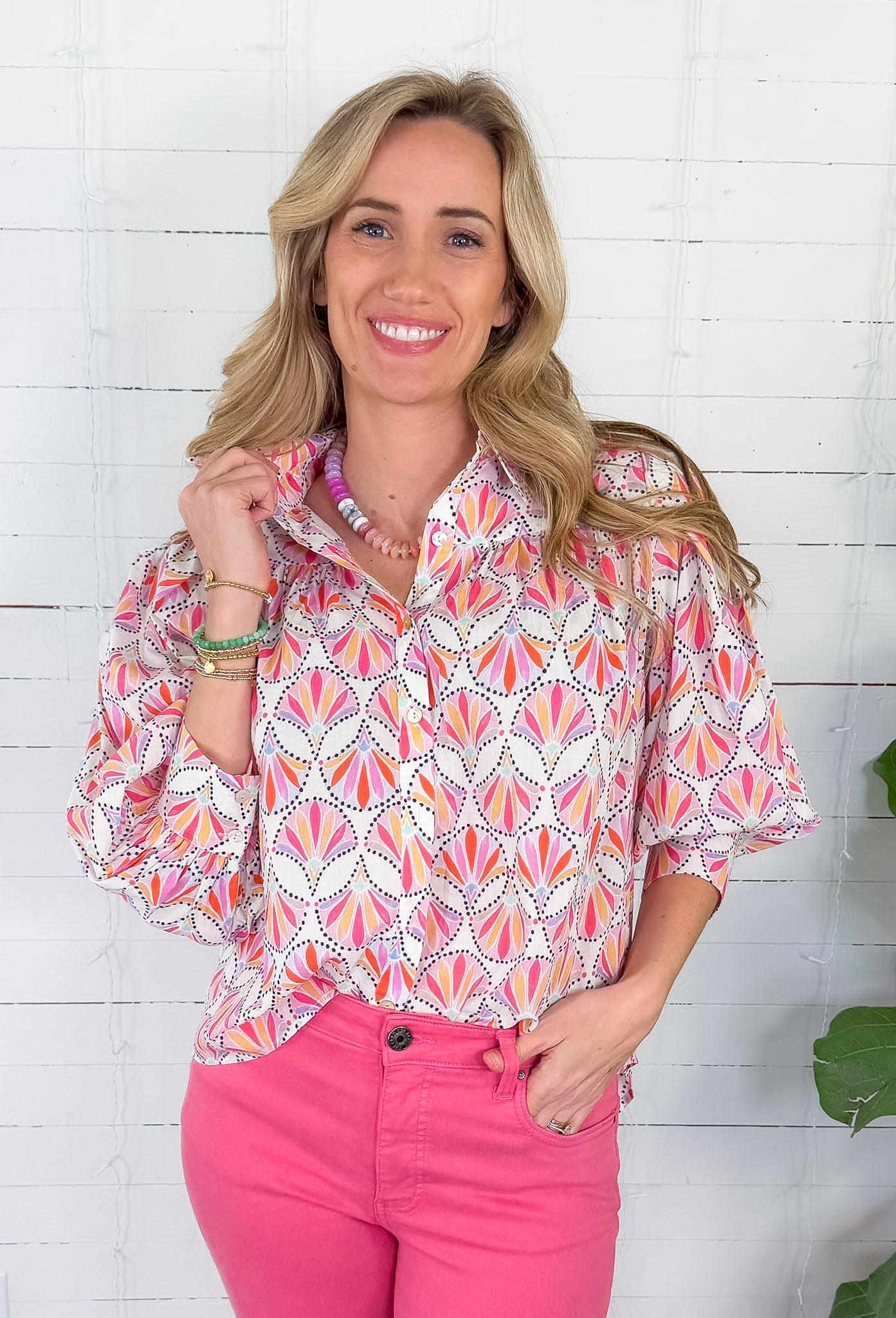 Constance Pink Multi Top PINCH