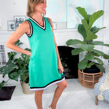 Contessa Mint Tank MIni Dress