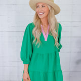 Cooper Green Mini Dress Mary Square