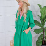 Cooper Green Mini Dress Mary Square