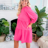 Cooper Pink Mini Dress Mary Square