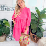 Cooper Pink Mini Dress Mary Square