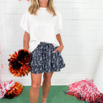Cooper Watercolor Tiger Pleated Shorts Sincerely Ours
