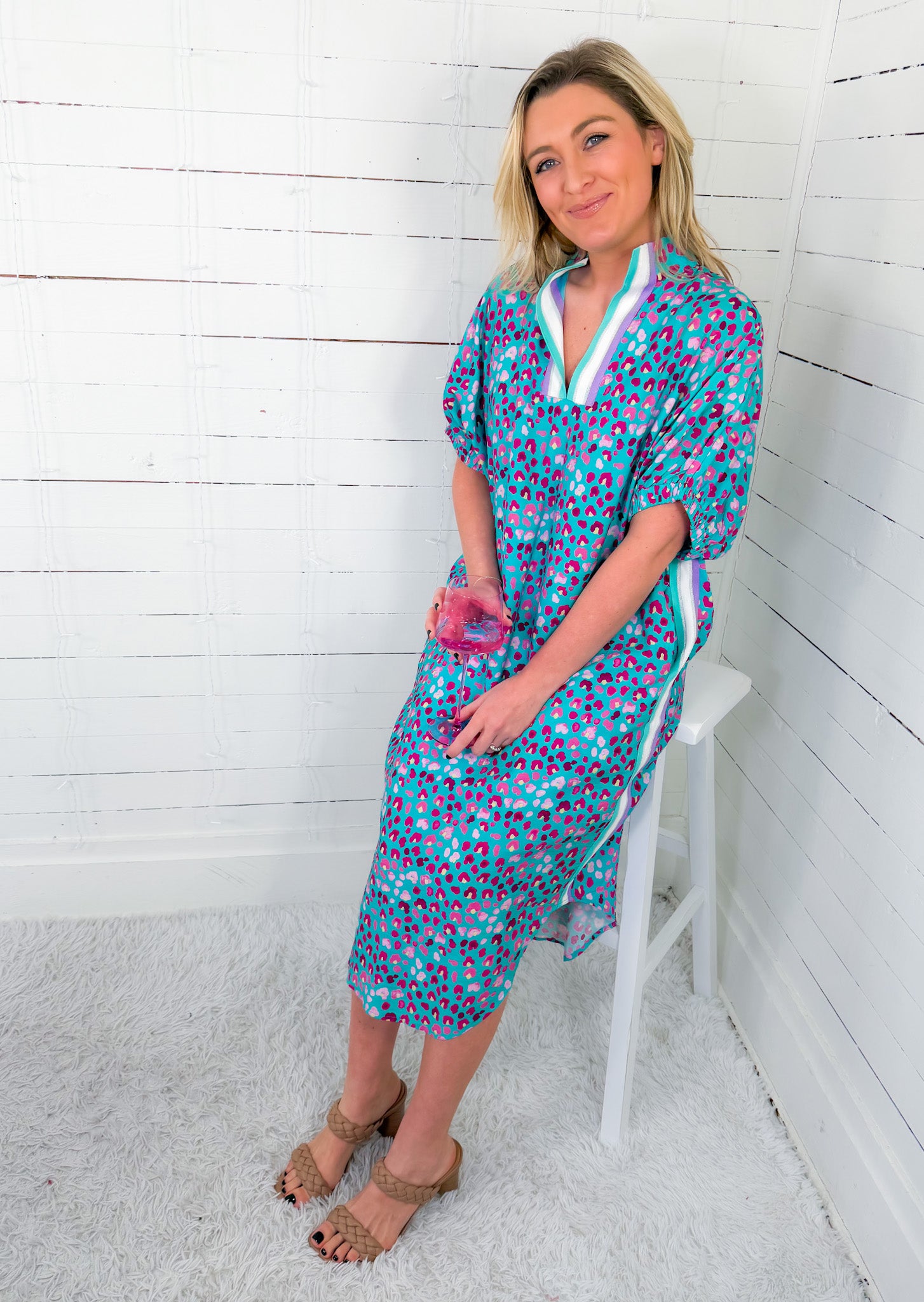 Cora Jade Happy Dot Shift Dress Entro