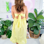 Corinne Iced Yellow Sun Dress
