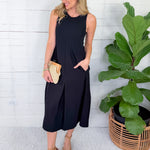 Cort Black V-Neck A-Line Maxi Dress Elle Grey