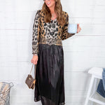 Cosmic Cheetah Brown Cardigan Elan