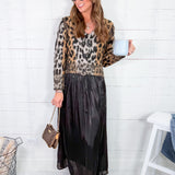 Cosmic Cheetah Brown Cardigan Elan