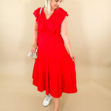 Cosmos_Textured_Red_Maxi_Dress