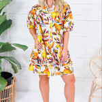Cozumel Tropical Mini Dress THML