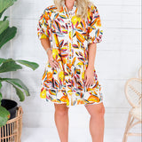 Cozumel Tropical Mini Dress THML