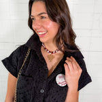 Crimson Tide Elephant Gameday Scarf Necklace