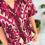 Cullen Plum Tassel Tie Top THML
