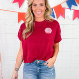 Cumberland Garnet Sleeveless Sweater PINCH
