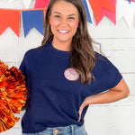Cumberland Navy Sleeveless Sweater PINCH