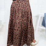 Cummings Leopard Tie Maxi Skirt Karlie