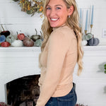 Daisy Latte Turtleneck Sweater Molly Bracken