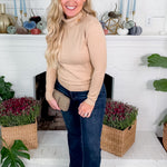 Daisy Latte Turtleneck Sweater Molly Bracken