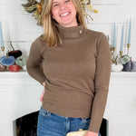 Daisy Olive Turtleneck Sweater Molly Bracken