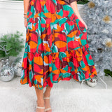 Dalzell Stained Glass Midi Skirt Compania Fantastica