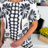 Dante Black + Ivory Mini Dress