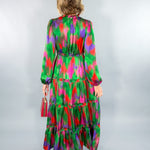 Darden Green + Purple Multi Maxi Dress