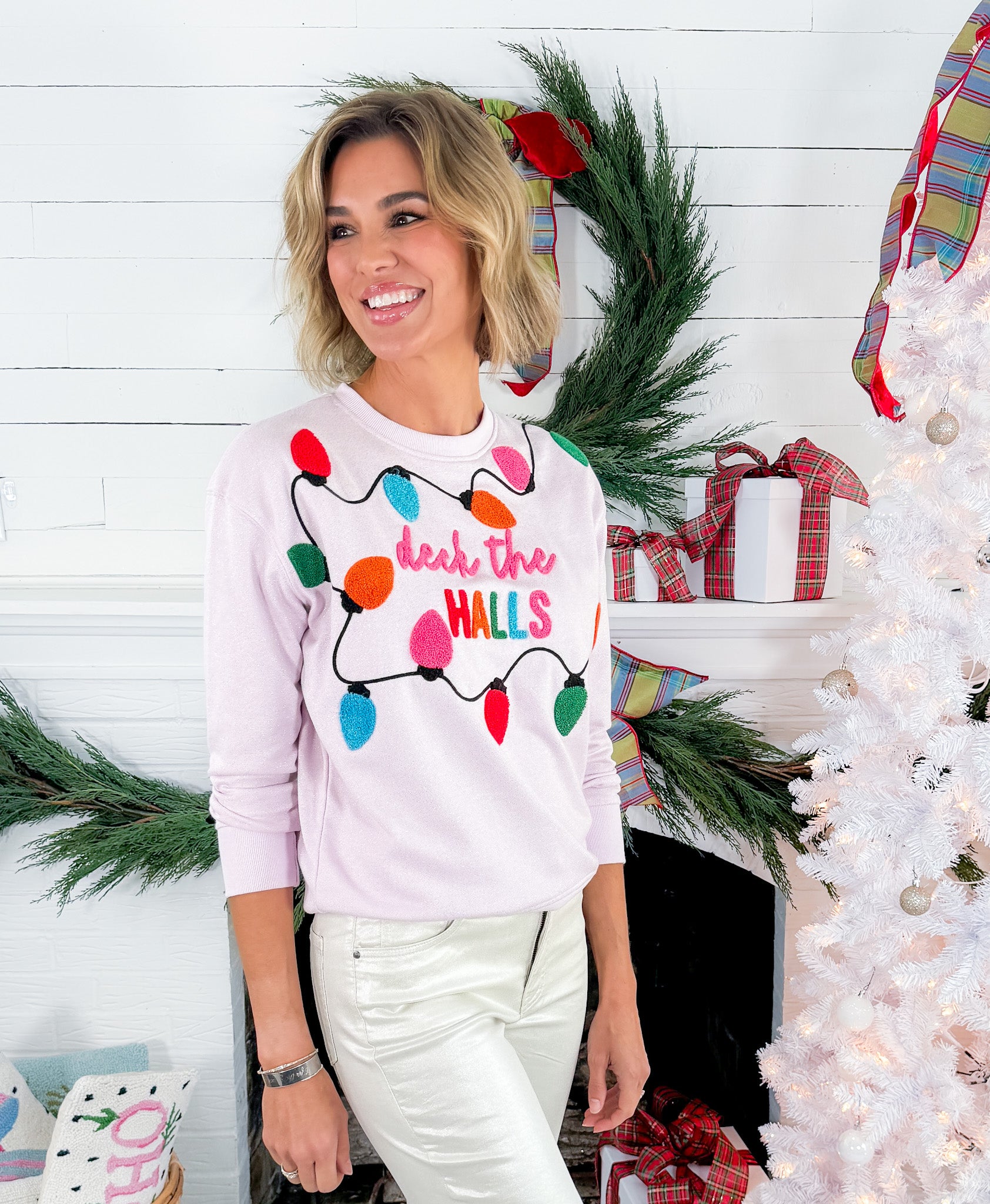 Deck the Halls Sweatshirt Shiraleah