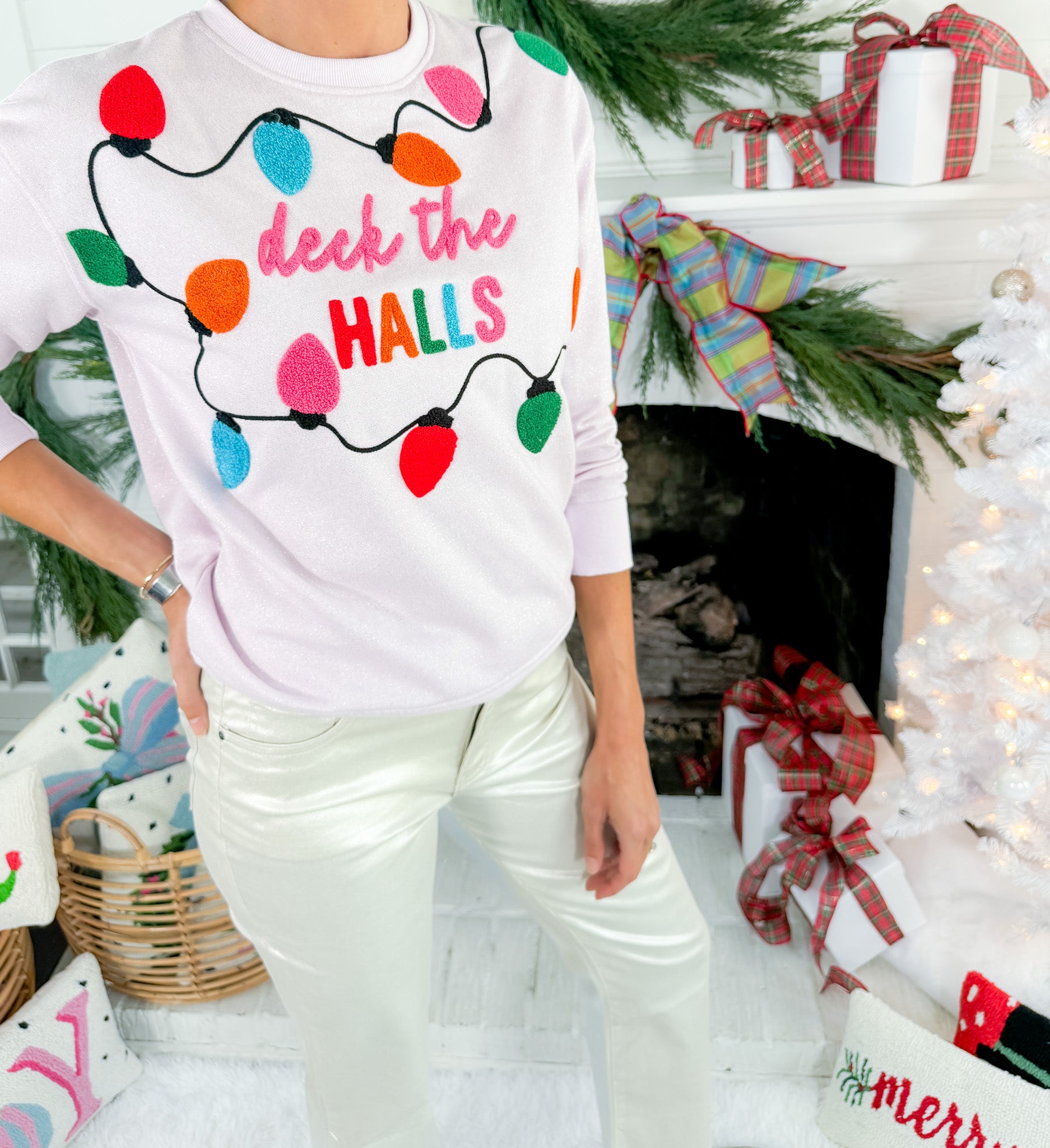 Deck the Halls Sweatshirt Shiraleah