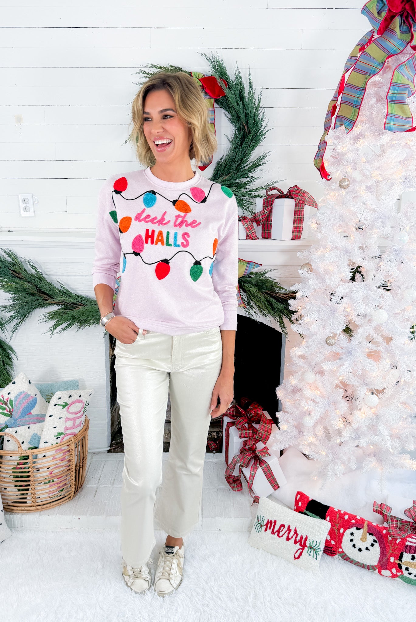 Deck the Halls Sweatshirt Shiraleah