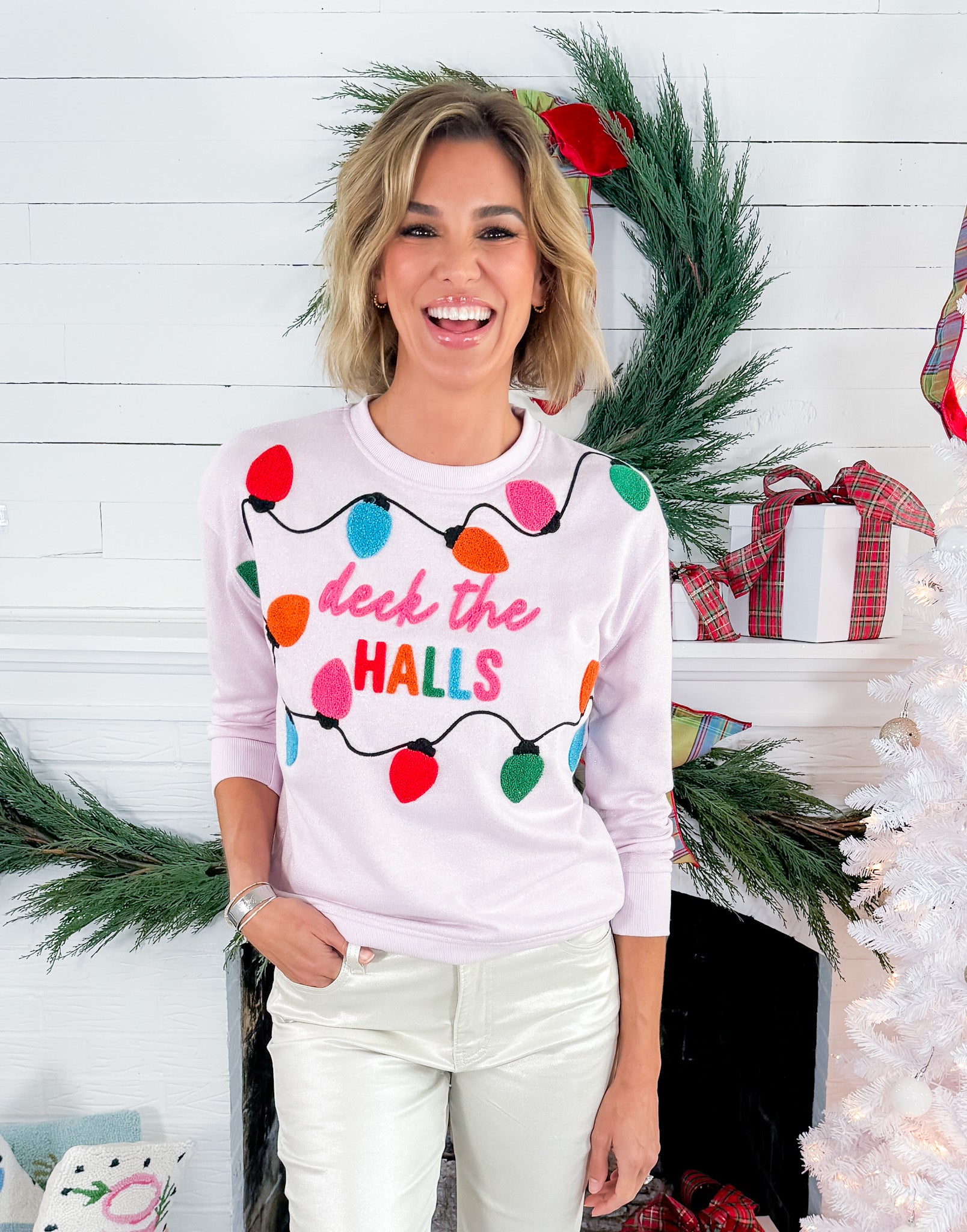 Deck the Halls Sweatshirt Shiraleah