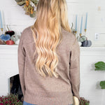 Delilah Espresso Collar Sweater