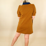 Delores_Rust_Navy_Striped_Knit_Mini_Dress