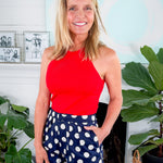 Denham Red Sweater Molly Bracken 