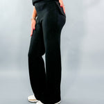 Devon Black Sweater Pants Pinch