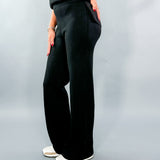 Devon Black Sweater Pants Pinch