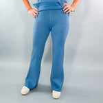 Devon Dusty Blue Sweater Pants Pinch