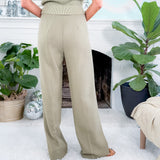 Diana Sage Wide Leg Trouser Pant Lucy Paris