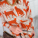 Dixie Chester Cheetah Maxi Dress Compania Fantastica