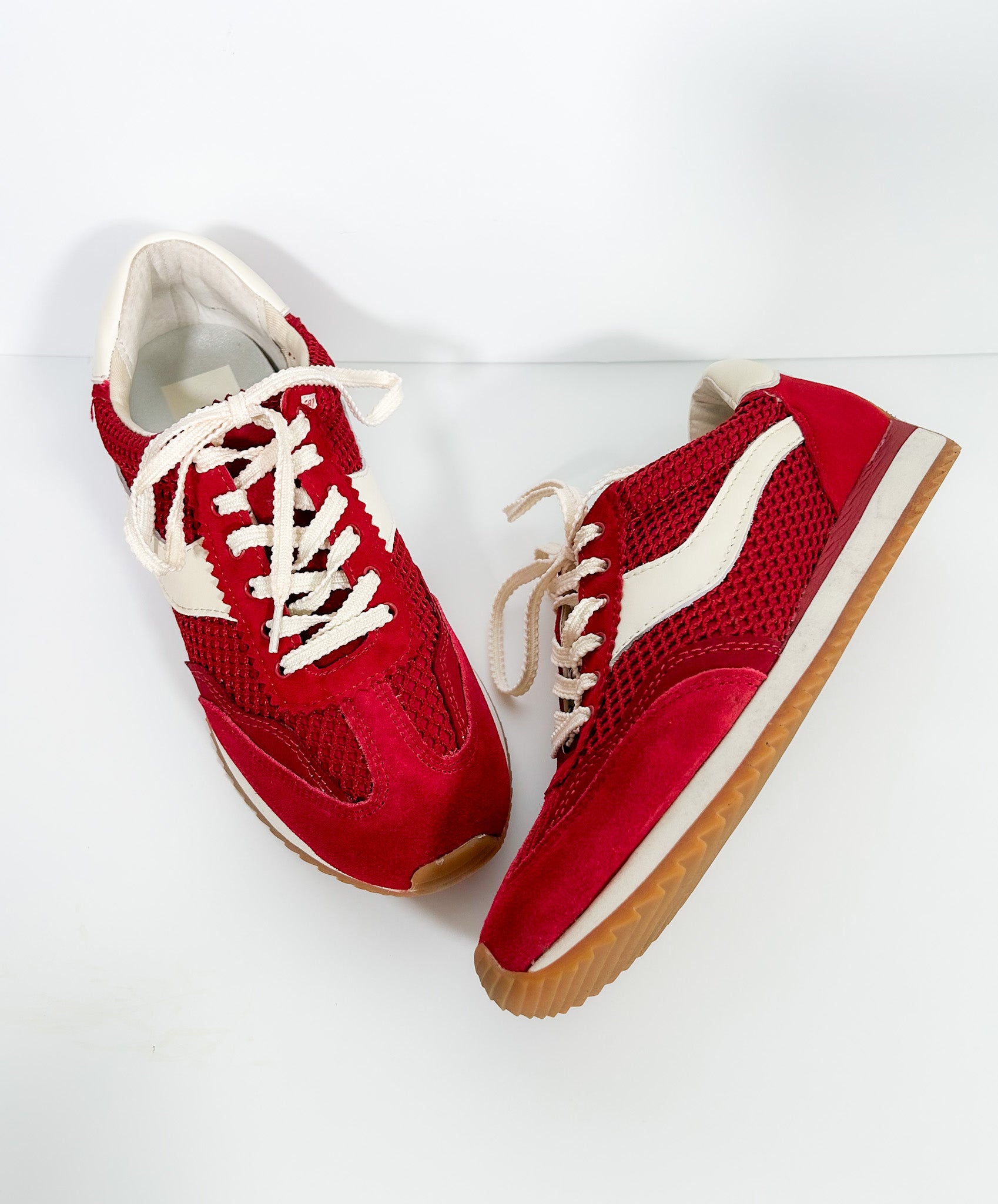 Dolce Vita Crimson Mesh Sneakers