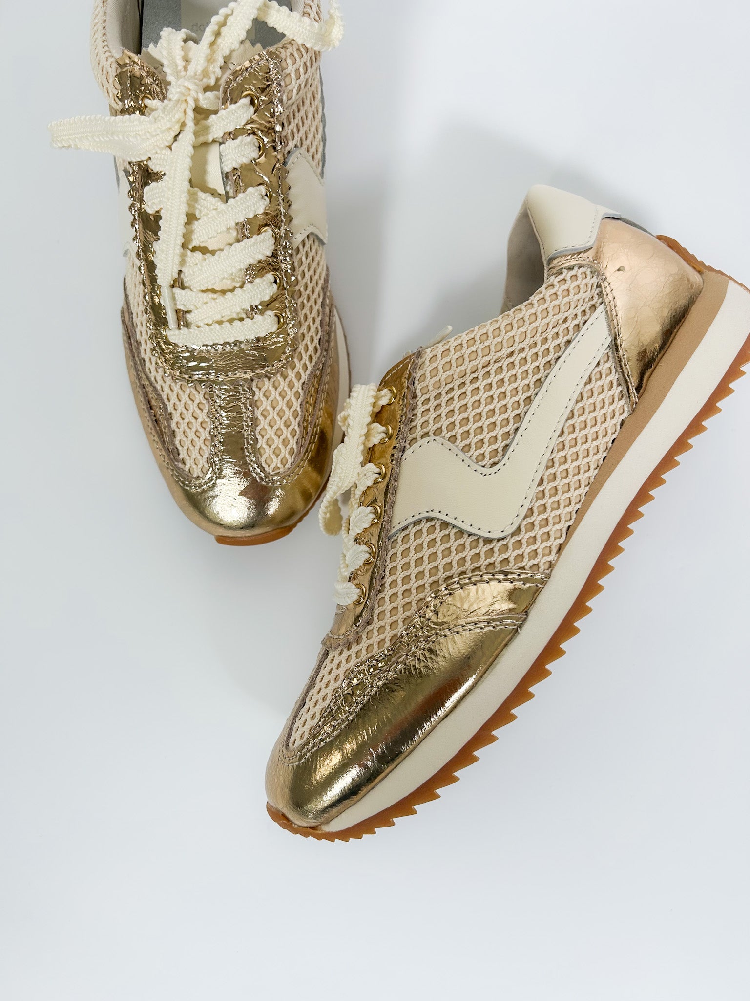 Dolce Vita Gold Mesh Sneaker