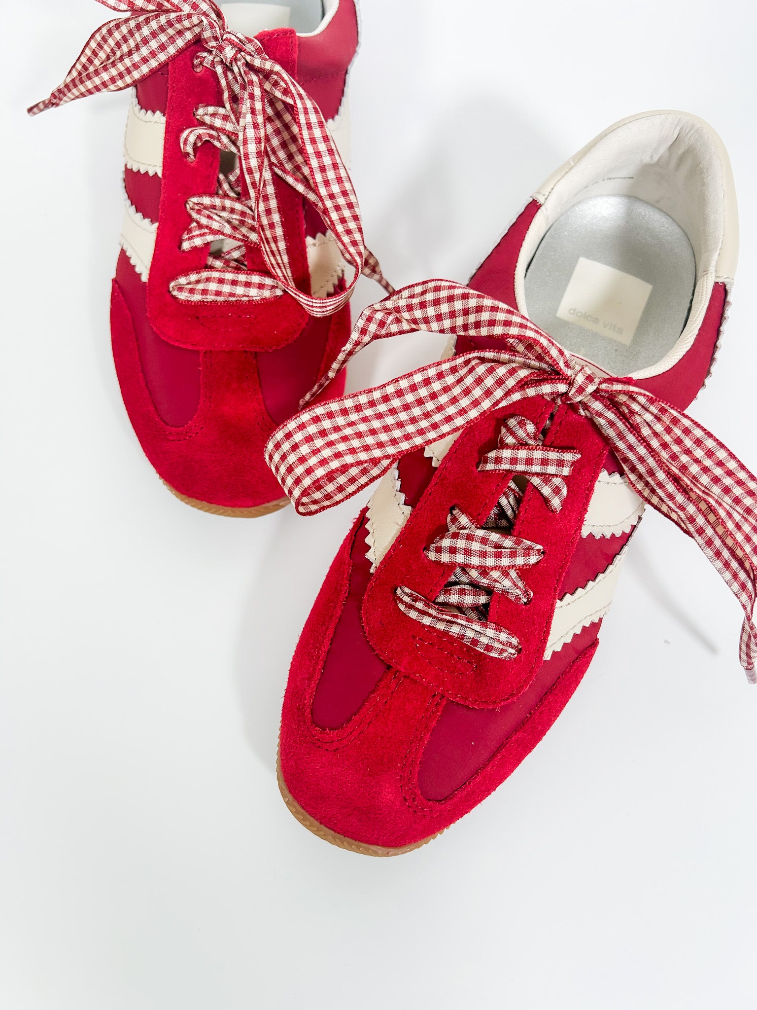 Dolce Vita Limit Crimson Nylon Sneakers