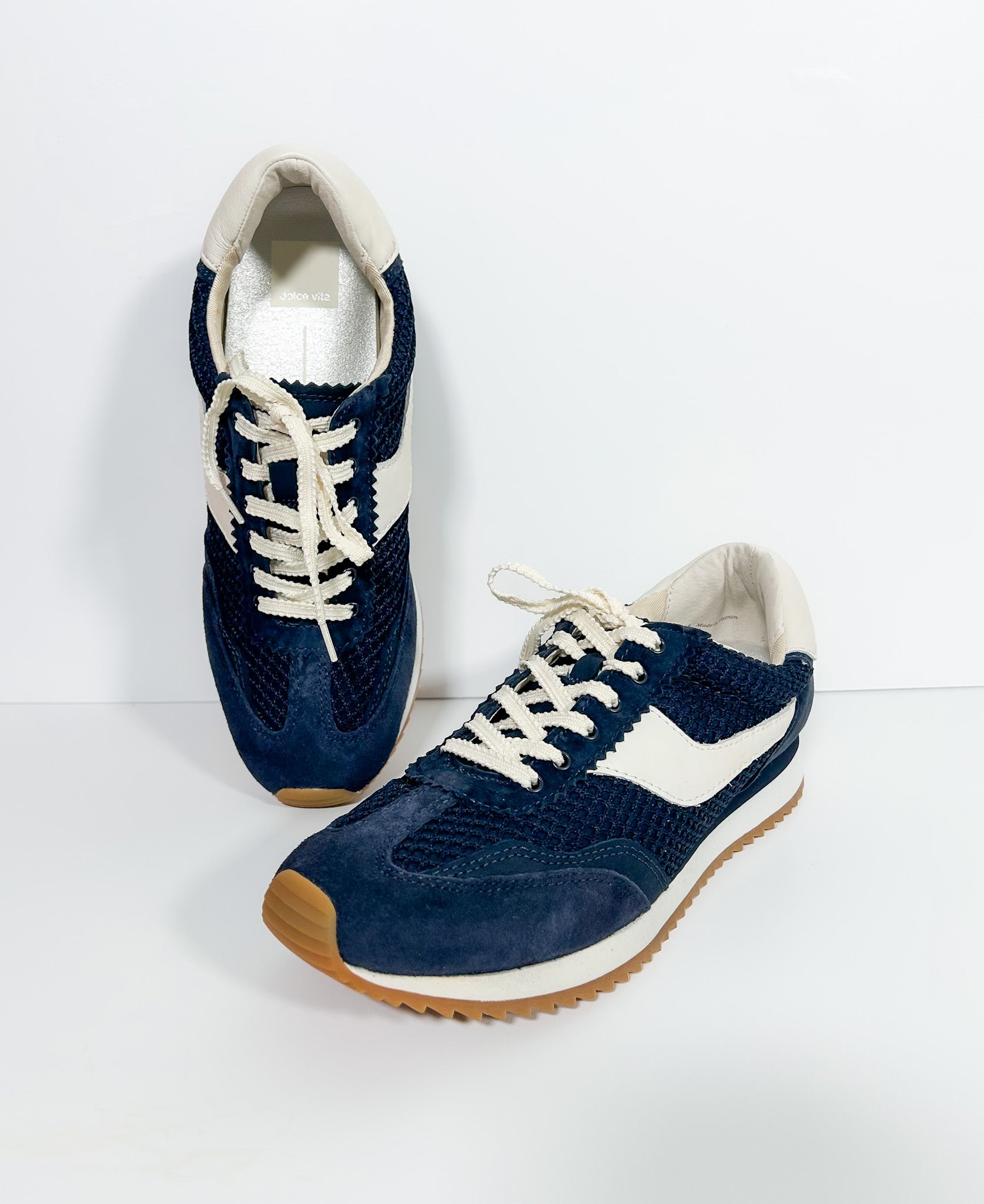Dolce Vita Navy Mesh Sneakers