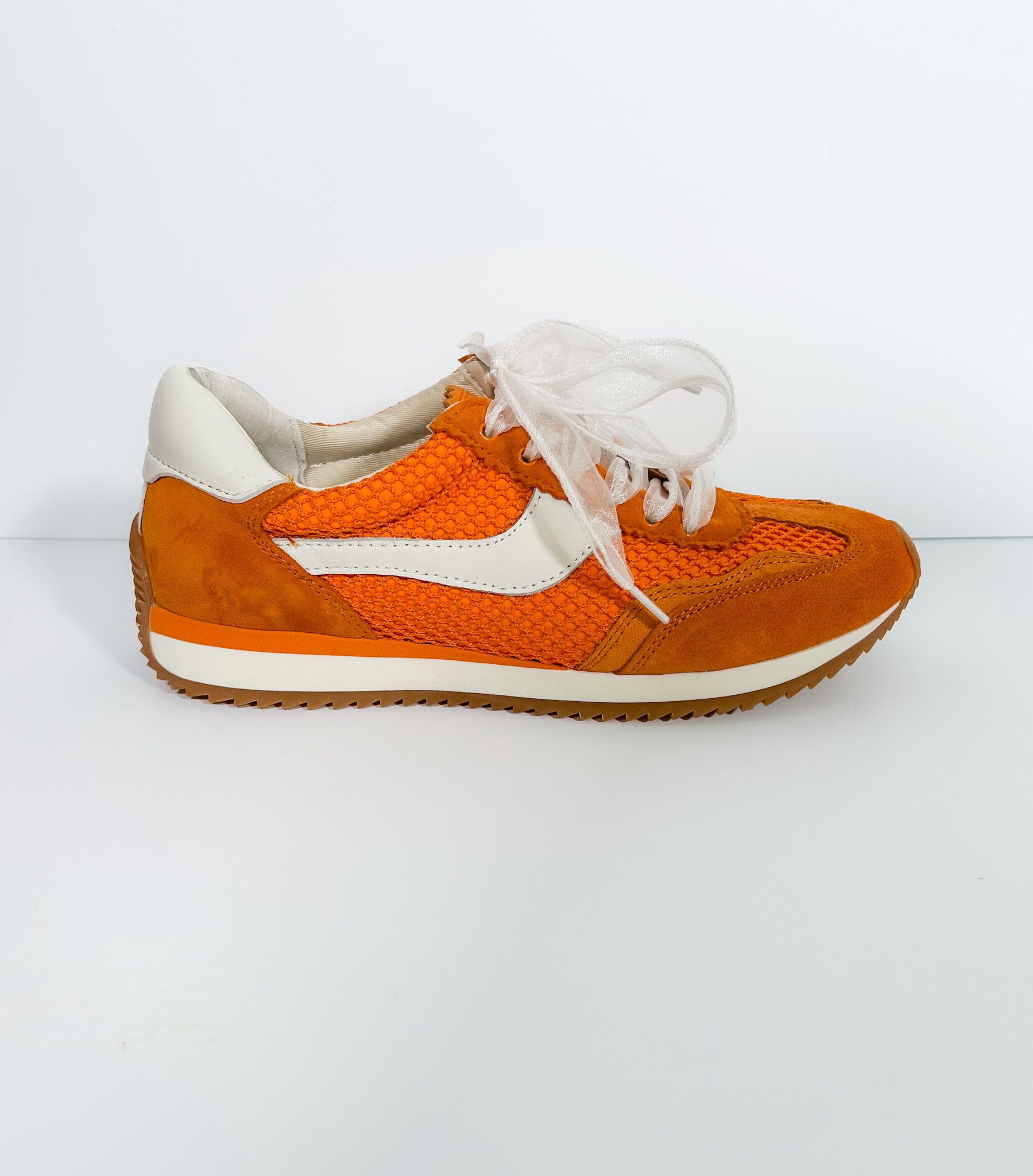 Dolce Vita Orange Mesh Sneakers