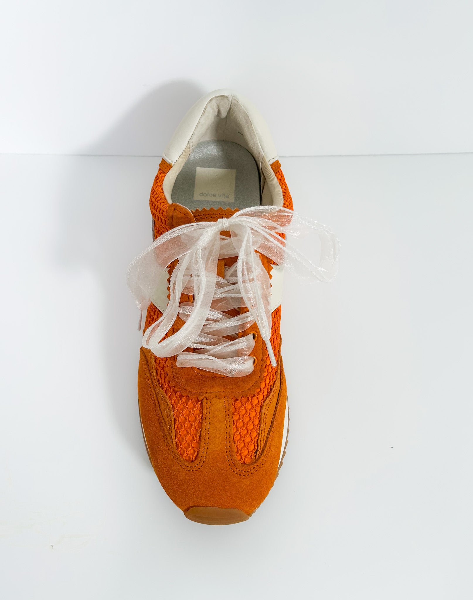 Dolce Vita Orange Mesh Sneakers