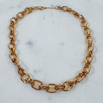 Double Chain Layered Gold Necklace