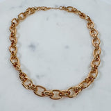 Double Chain Layered Gold Necklace