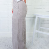 Durham Cocoa Pinstripe Drawstring Pants 